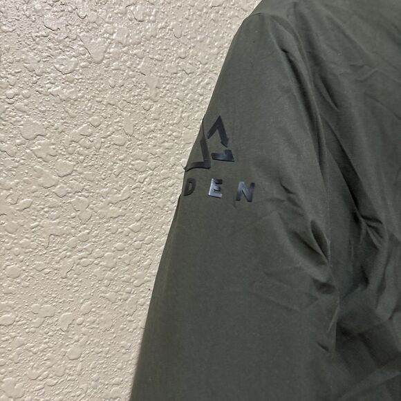 Norden Winter Reversible Jacket Black/Green Men’s Size Small Full Zip Puffer - Picture 9 of 10